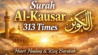 Surah Al-Kausar 313 Times &ndash; Heart Healing & Rizq Barakah | Powerful Quran Recitation #RizqIncrease