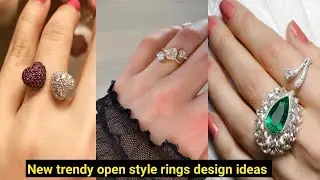 New trendy open style rings💍 design ideas || rings collection ideas || 2025 on youtube 