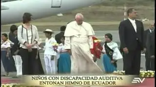 Papa Francisco, despedida en Quito