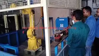 Live training Robot welding programming #RAJESHZONE #learning #programming #cncprogramming#cnc#Robot