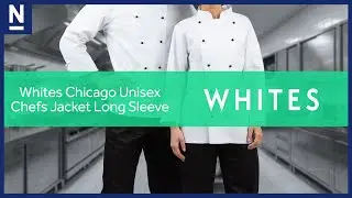 Whites Chicago Long Sleeve White Chef Jacket | Nisbets Chef Jackets