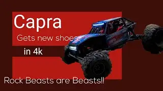 Axial Capra with New PitBull Rock Beast XOR's at Bristol Barranca in 4k 2020