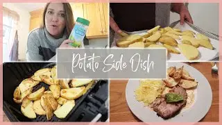 Easy Side Dish in the Air Fryer | Ranch Potato Wedges