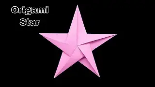 Пятиконечная звезда из оригами!! Звезда из оригами!! Поделка из бумаги своими руками!! Делаем вме...