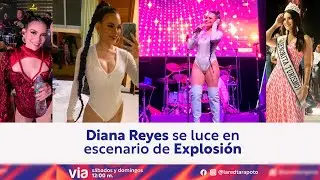 #LaRed3: Diana Reyes se luce en el escenario de Explosión de Iquitos
