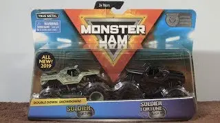 Spin Master Monster Jam SOLDIER FORTUNE & SOLDIER FORTUNE BLACK OPS 2-Pack 2019