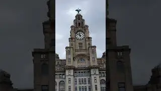 Liverpool Waterfront  Liver Buildings, Pier head.