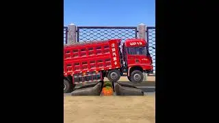Heavy Metal on Mud &ndash; Dump Truck VS Nature in MudRunner | Ep.210 #Mudrunner #Shorts