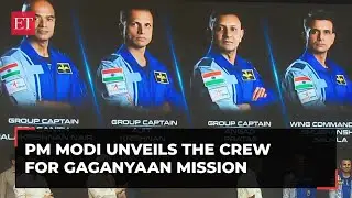 Gaganyaan Mission update: PM Modi unveils crew of 4 astronauts for ISRO's first manned space mission