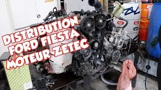 TUTO#12 DISTRIBUTION FORD FIESTA MOTEUR ZETEC