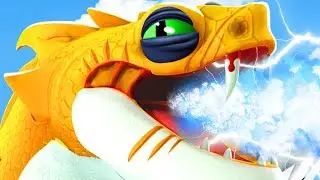 SUPER DRAGON BREATHES BLUE FIRE - Hungry Dragon Gameplay Part 3 | Pungence