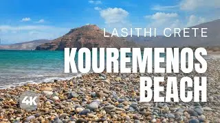 KOUREMENOS BEACH in LASITHI CRETE | Best Beaches in Greece [Travel Video 4K]