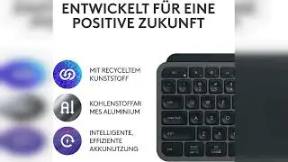 Rezension: Logitech MX Keys S kabellose Tastatur, Low Profile, Fluid Quiet Typing, Programmable K...