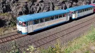 Die Uerdinger der Wisentatalbahn beim 175-j&auml;hrigen Jubil&auml;um der 
