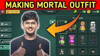 how to make mortal outfit in mini militia