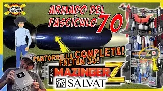 ⭕️ MAZINGER Z Salvat Fasc&iacute;culo 70 - PANTORRILLA COMPLETA! no lo armes sin ver! ⭕️