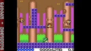 Game Boy Color - Classic Bubble Bobble &copy; 1999 Metro3D - Gameplay