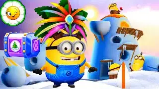 Гадкий Я: Minion Rush #66  Карнавальный  Джерри: Арктическая база, лопаты и перчатки! 3-4 этап