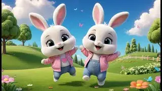 Baby Bunny Hop Dance | Fun Dance & Movement Nursery Rhyme for Kids | Baby Learning Song
