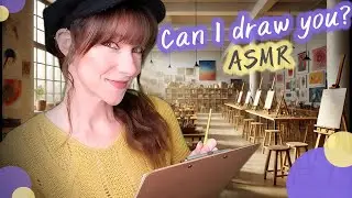 Art Student Sketches You ASMR ✏️ | Flirty Personal Attention & Drawing Sounds
