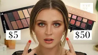 $5 VS $50 A Soft Glam DRUGSTORE DUPE?! 👀💰