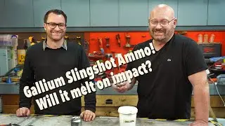 Gallium slingshot ammo!  Casting Gallium into a ball, will it heat up like lead does?