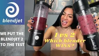 The Original BLENDJET 1 VS The NEW BLENDJET 2 - HONEST REVIEW! SIDE BY SIDE TEST- CODE: AvaHerrera12