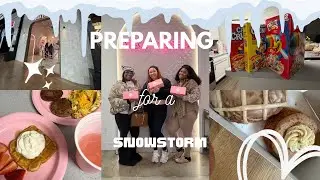 SNOW STORM |vlog, girls day, five daughters bakery, grocery haul 