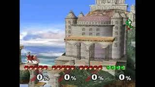 SSBM TAS 3 Roy's (Me) VS Yoshi (CPU) 10th 3v1 TAS Match