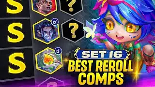 3 BEST REROLL COMP for Rank Up This Patch! | TFT Set 16