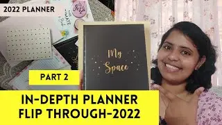Space and beauty 2022 detailed flip through| 2022 planner in Tamil| planner ideas| PART 2| Benz Kat