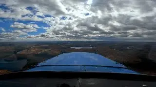 Rain showers ahead!, Part 13: Flying our Piper Super Cub backcountry floatplane/seaplane home! POV