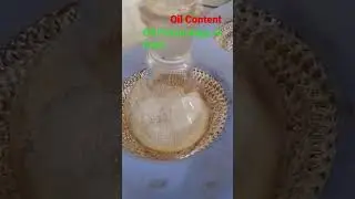 Oil Content in Food
