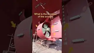 Very important PART of the SHIP❗ #trending #shipyard #anode #corrosion #amazing #prevention