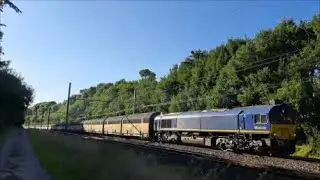 Medway Class 66 с номером 653 проходит через Ремерсдаал