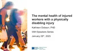 The mental health of injured workers with a physically disabling injury