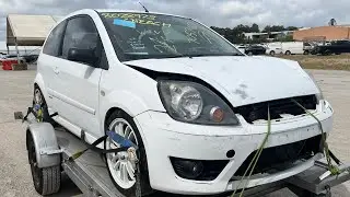 Taking out most of the interior on our ford fiesta XR4