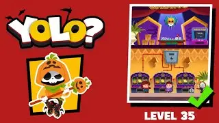 DEATHIGNER or YOLO? Gameplay Level 35 solution