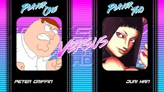 M.U.G.E.N Battles: Peter Griffin Vs Juri-Han