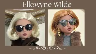Trying on doll wigs! Copenhagen Cool Ellowyne Wilde Box Opening.