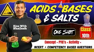 🔴 LIVE | Acids, Bases & Salts Complete Chapter | Class 10 Science | Concepts + PYQs | CBSE 2026