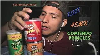 ASMR en español - comiendo papas pringles (duerme en segundos)