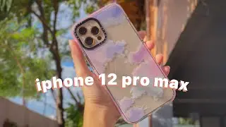 iphone 12 pro max unboxing + accessories (aesthetic)