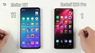 Speedtest Meizu 16T vs Redmi K20 Pro.