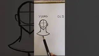 Kids to Old, head drawing #howtodraw #art #drawing #artist #shorts