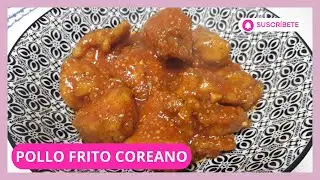 Pollo frito coreano, muy fácil y rápido de preparar, dulce y picante al mismo tiempo, espectacular!