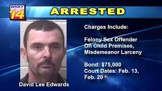 Sex Offender From Catawba County Charged In Alexander County With Being On Premises Illegally