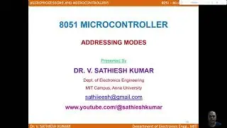 Addressing Modes of 8051 Microcontroller