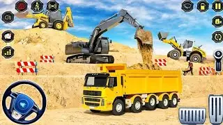 JCB City Road Construction Simulator 3D - City Construction Road Builder Simulator -Android Gameplay