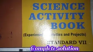 7 std science activity book full solution (part 1) /by online education